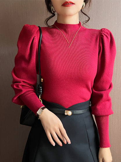 Ella Woman Sweater Turtleneck Slim Fit Sweater