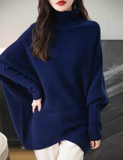 Eliza Woman Turtleneck Oversized Sweater