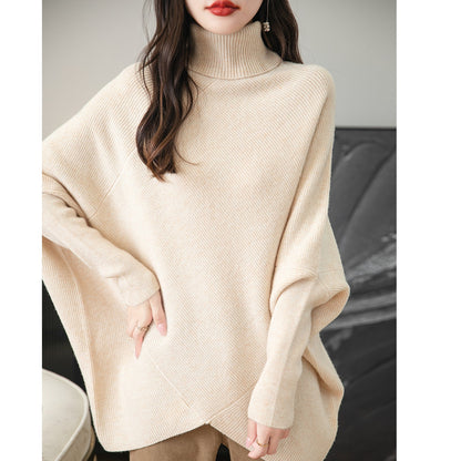 Eliza Woman Turtleneck Oversized Sweater