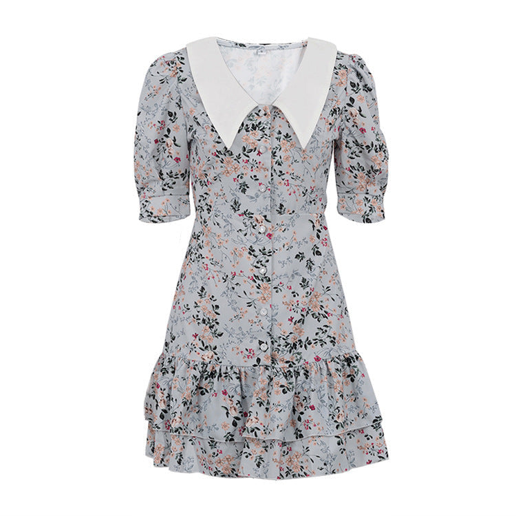 Yvonne Short Sleeve Floral Mini Dress