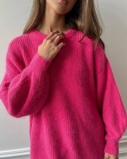 Alana Woman Loose Knitted Cashmere Sweater