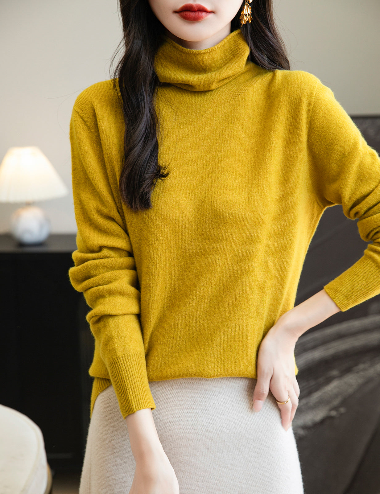 Wendy Woman Turtleneck Sweater