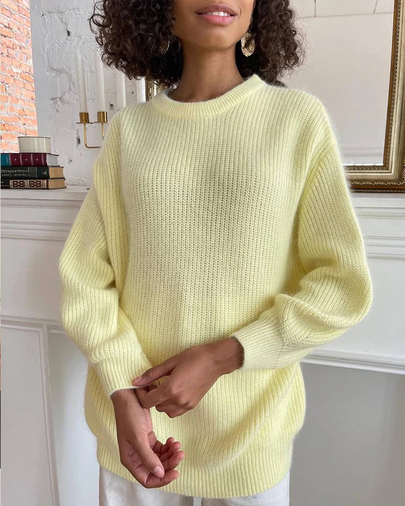 Alana Woman Loose Knitted Cashmere Sweater