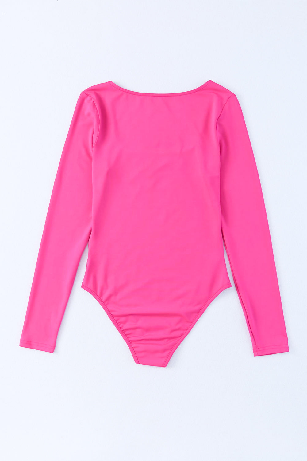 Rose Basic Long Sleeve Square Neck Bodysuit