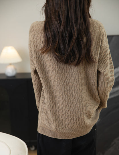 Cheryl Woman Wool Crew Neck Sweater