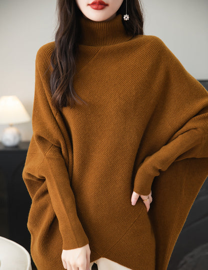 Eliza Woman Turtleneck Oversized Sweater