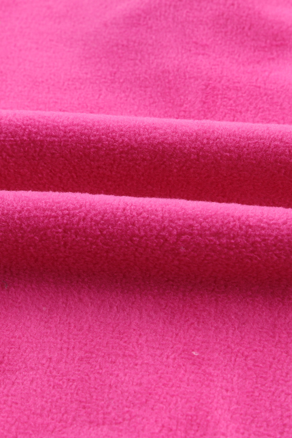 Rosy Colorblock Casual Seam Plush Pullover Sweatshirt