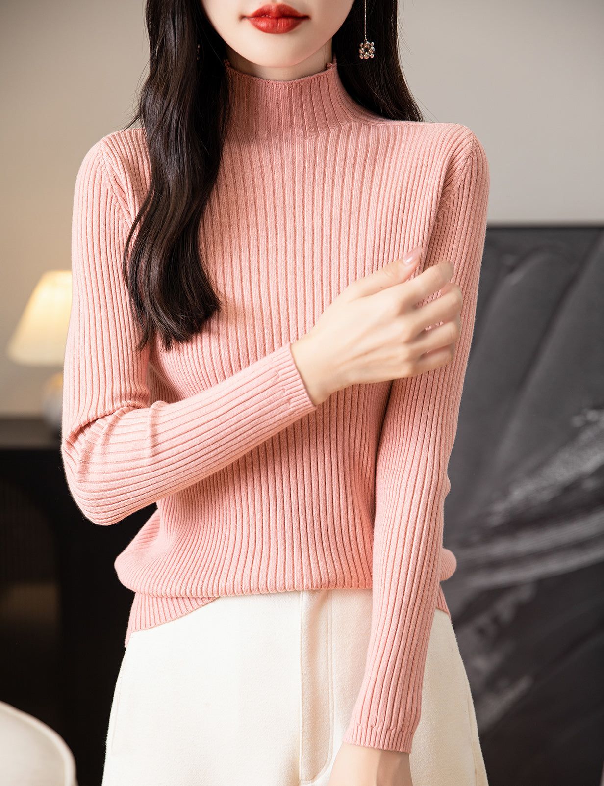 Gloria Turtleneck Woman Sweater