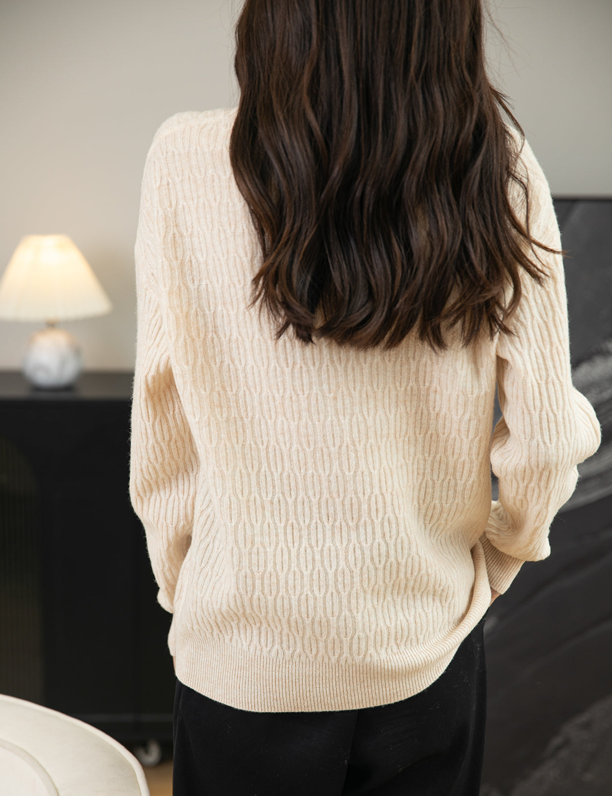 Cheryl Woman Wool Crew Neck Sweater