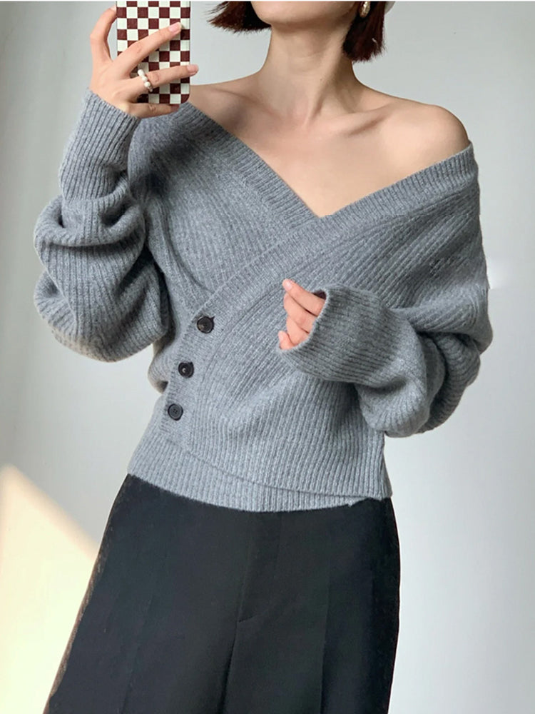 Alyssa Ribbed Woman Sweater