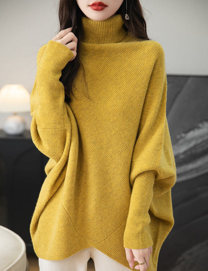 Eliza Woman Turtleneck Oversized Sweater