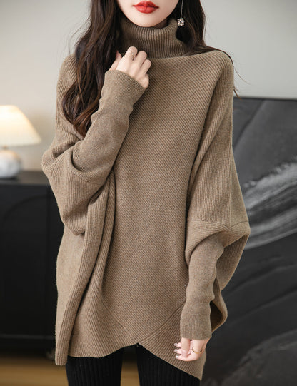 Eliza Woman Turtleneck Oversized Sweater