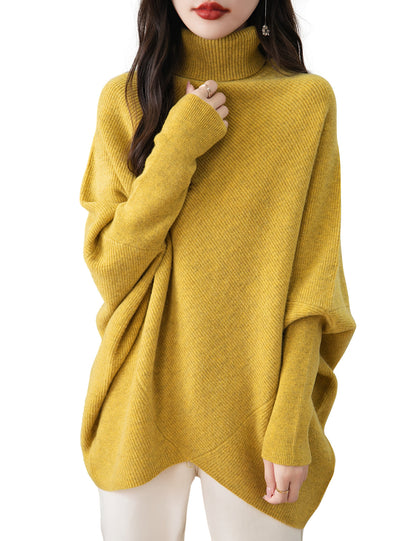 Eliza Woman Turtleneck Oversized Sweater