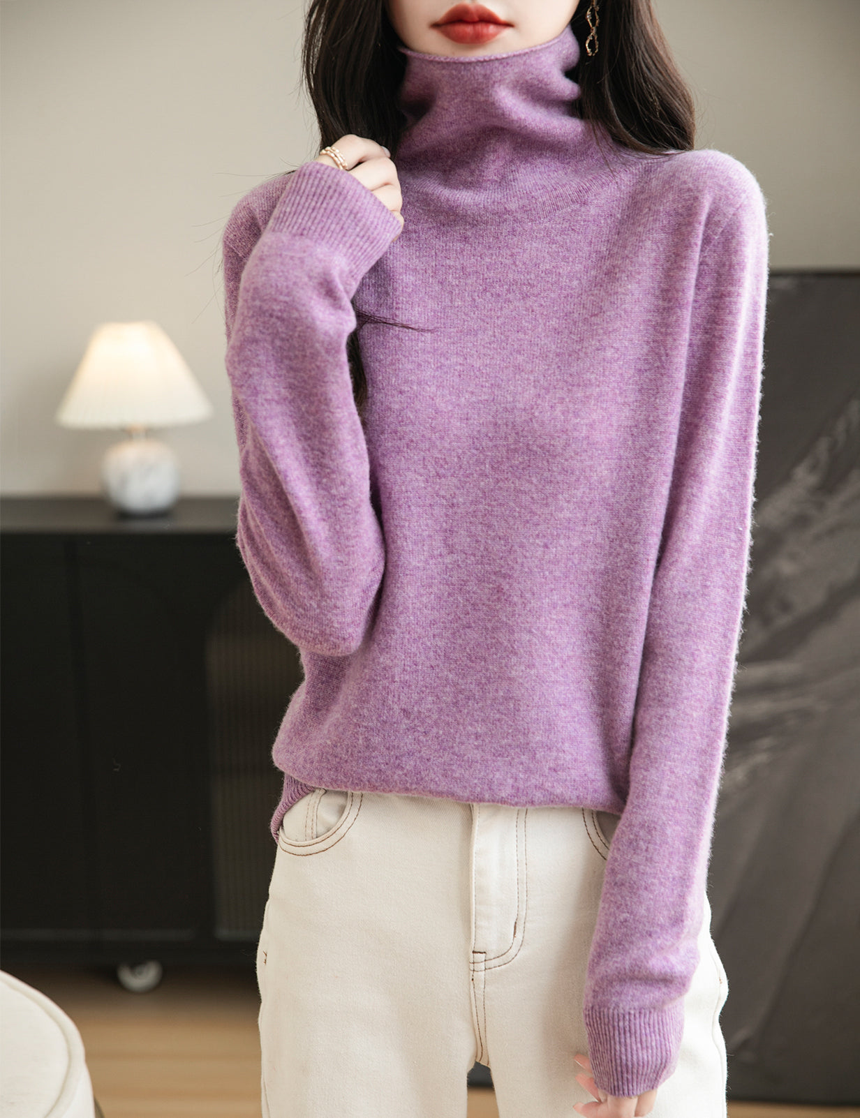 Wendy Woman Turtleneck Sweater