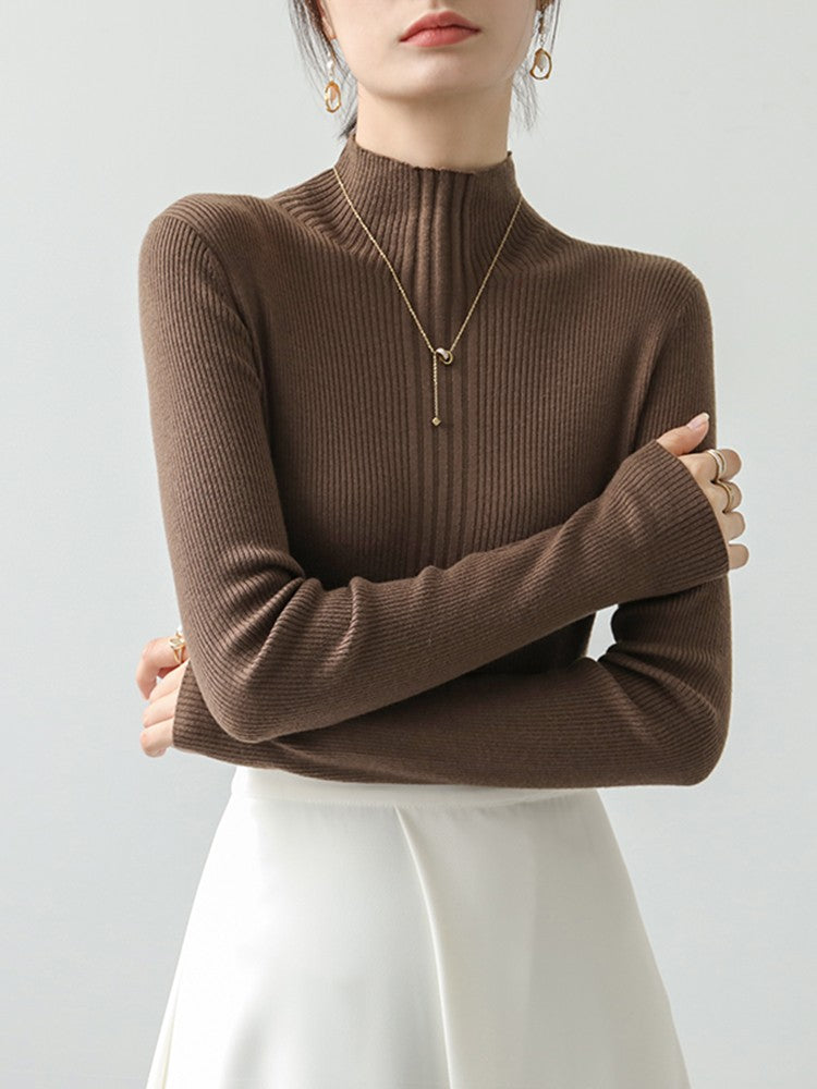 Denise Mock Neck Women Sweater