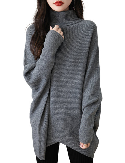 Eliza Woman Turtleneck Oversized Sweater