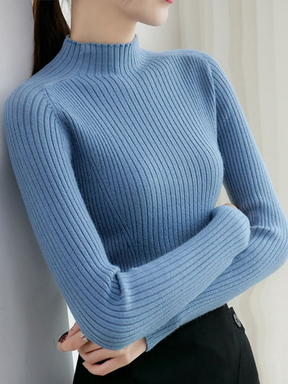 Whitney Women Ribbed Knitted Sweater