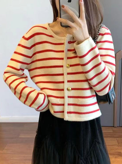 Valerie Striped Women Sweater