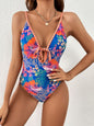 Women's Ethnic Print One Piece Swimsuit