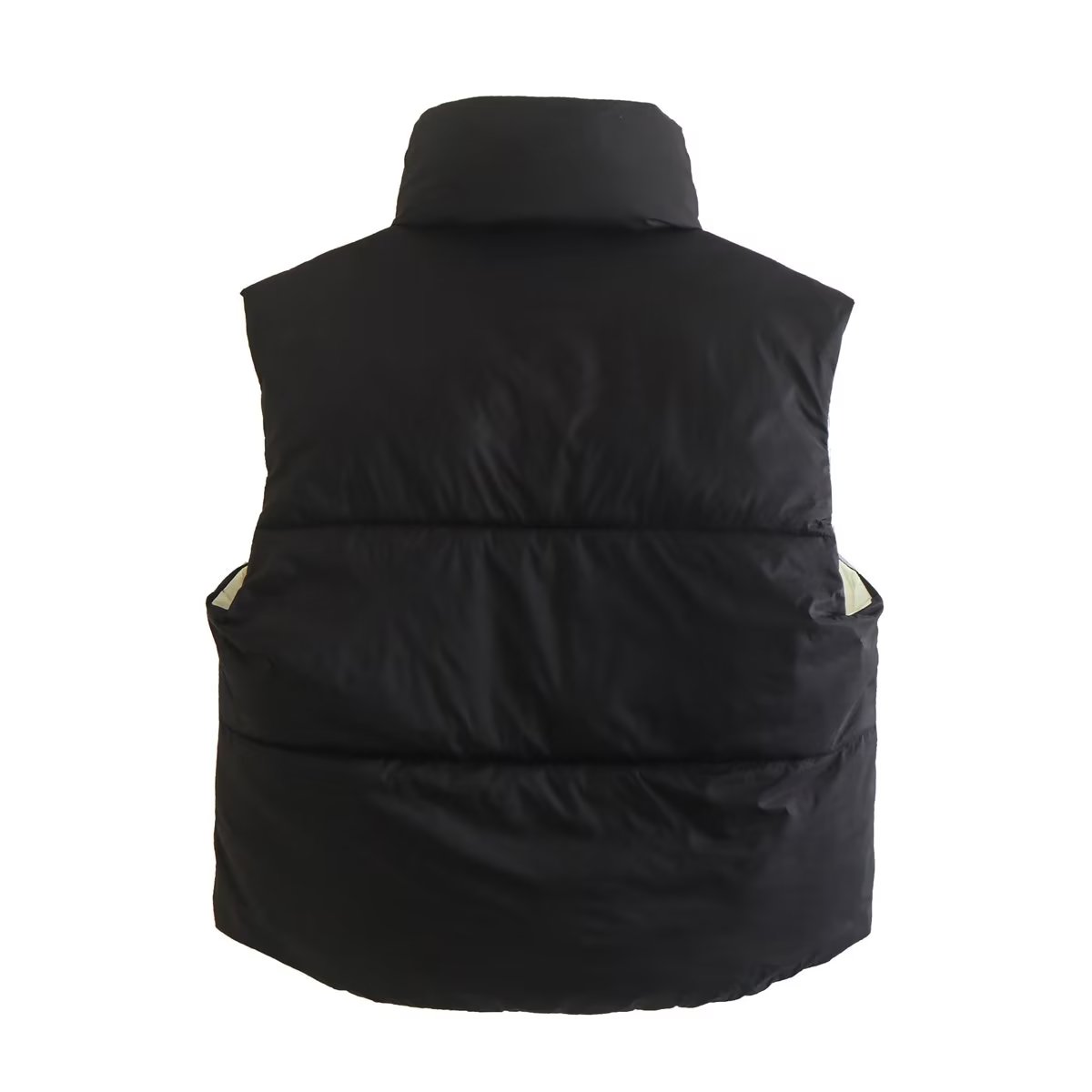 Fall Women Clothing Street Double Sided Cotton Padded Vest