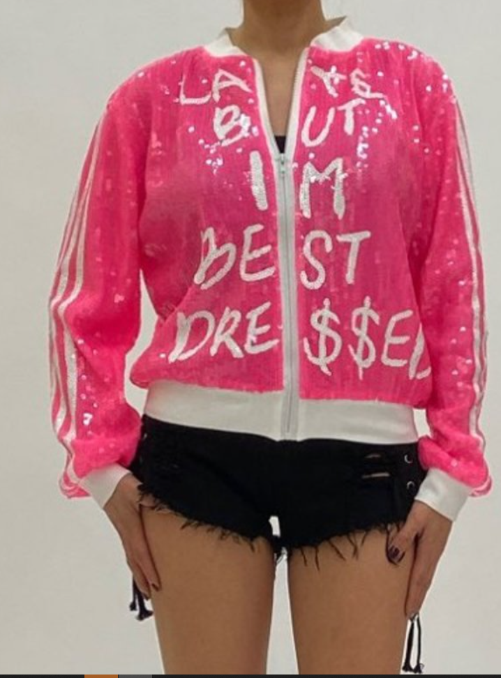 New Spring Bomber Coat Sexy Gradual Sequin Coat