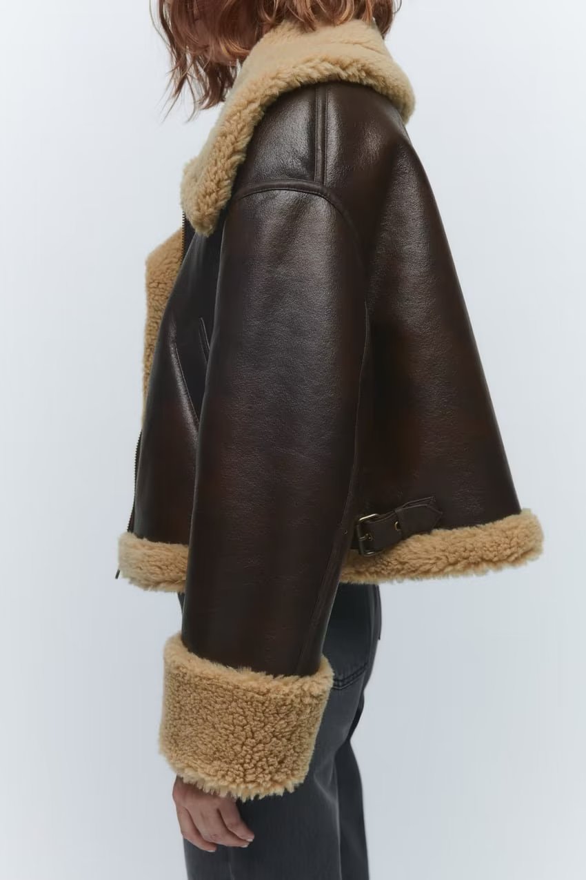 Autumn Winter Women  Artificial Fur Effect Short Coat