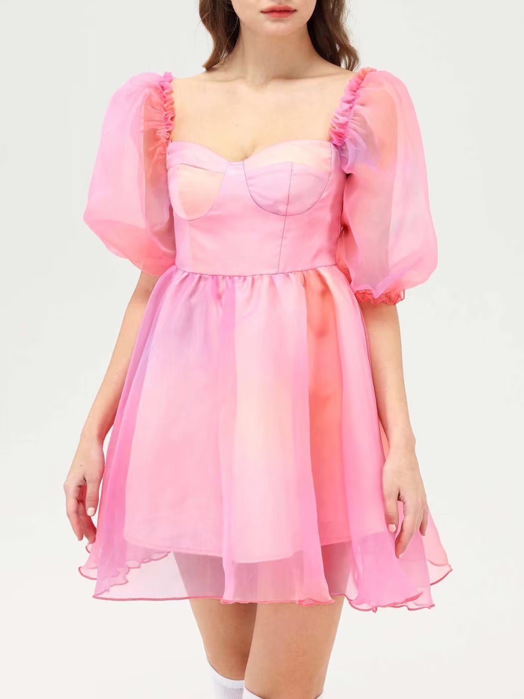 Spring Summer Women Organza Dress