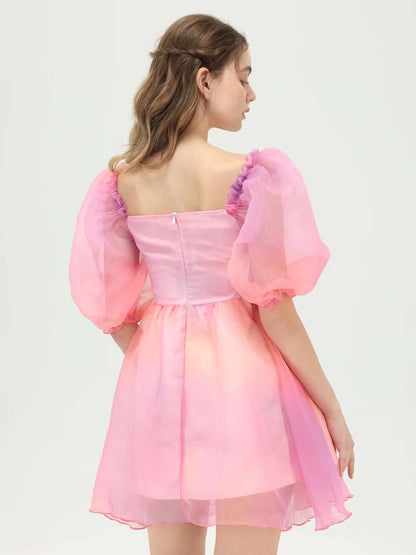 Spring Summer Women Organza Dress