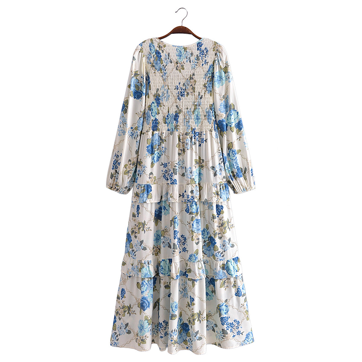 Pastoral Floral Dress Elegant Graceful Elegant Printed Dress