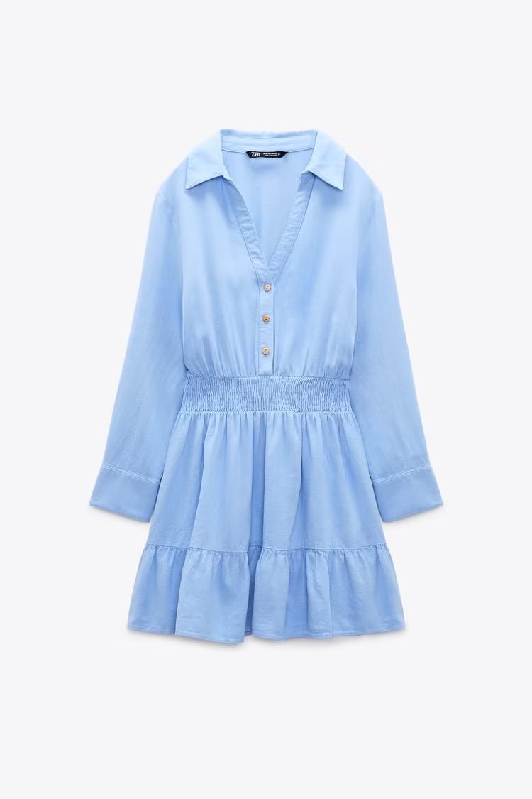 Women  Clothes Fashionable Shirt Mini Dress for Women