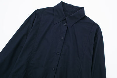 Fall Zaura Women Loose Street Black Shirt Dress