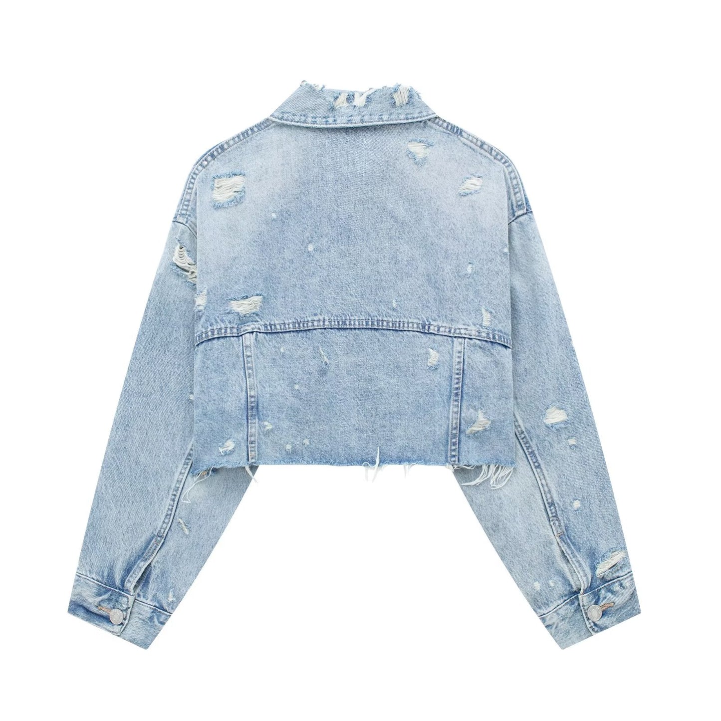 Summer Women Clothing Loose Short Denim Jacket Coat