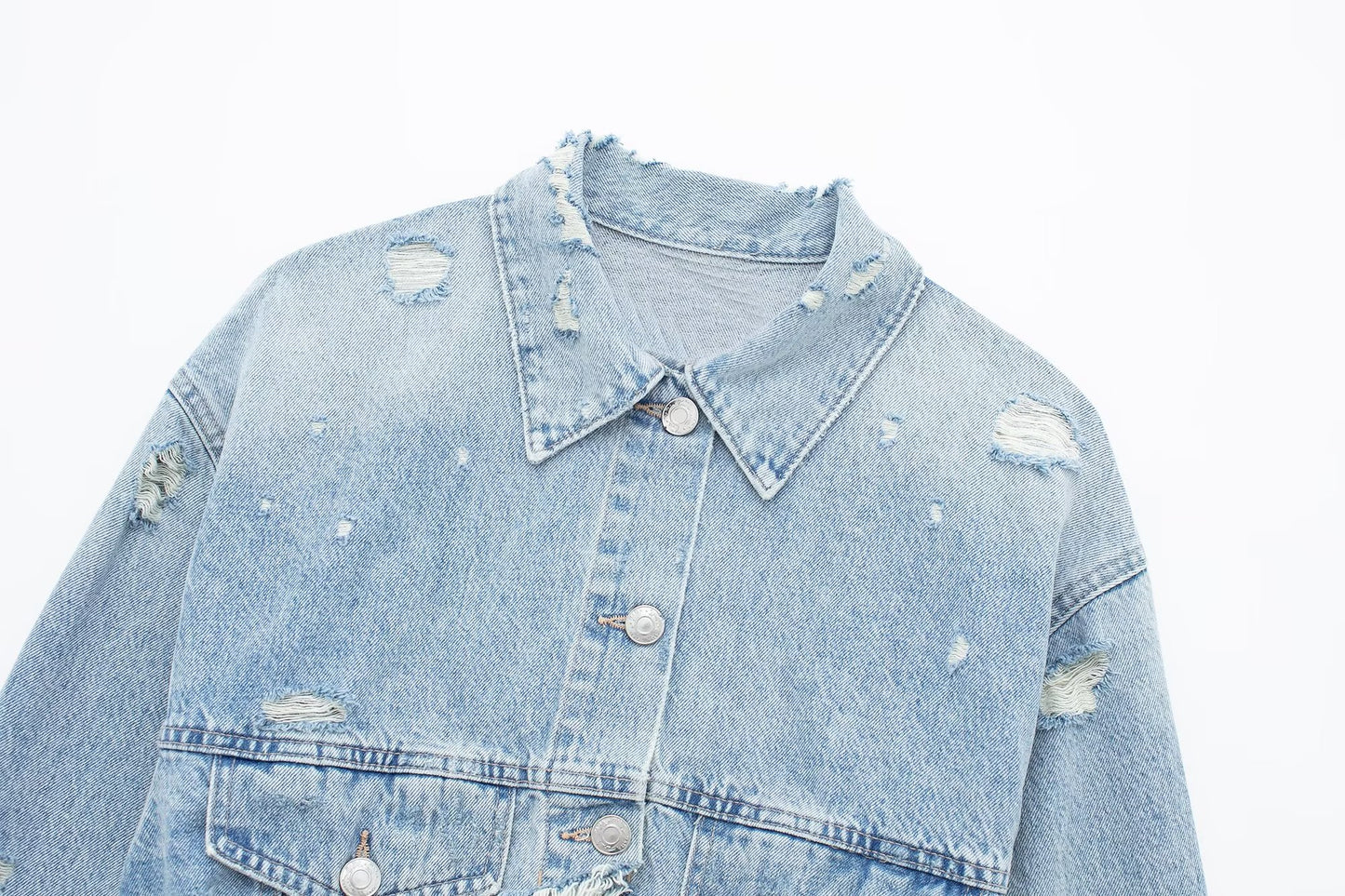 Summer Women Clothing Loose Short Denim Jacket Coat