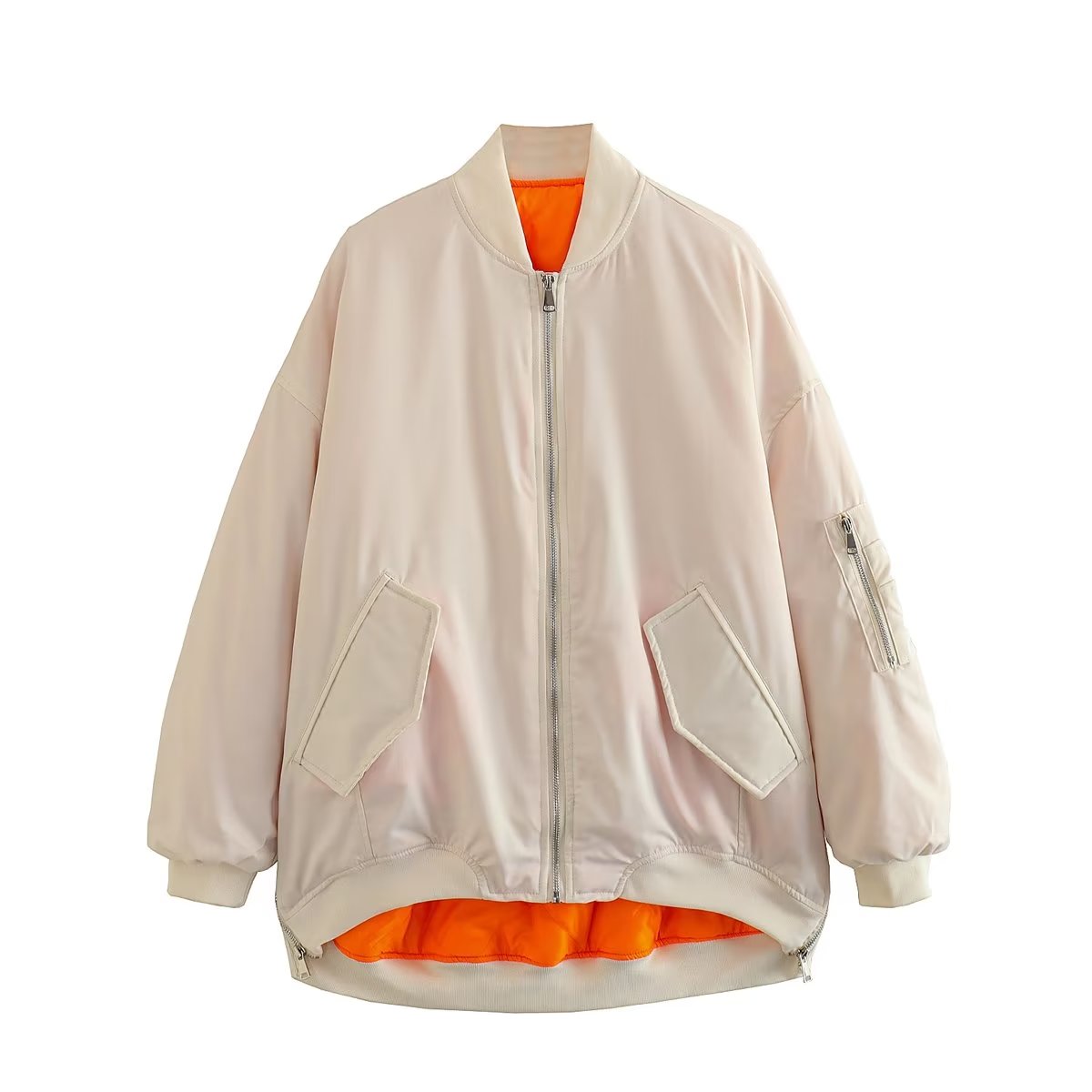 Spring Women Loose Casual Flight Cotton Coat Jacket Coat