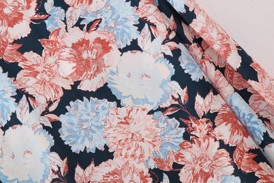 Women  Floral Print Loose Collared Long Sleeves Shirt Women