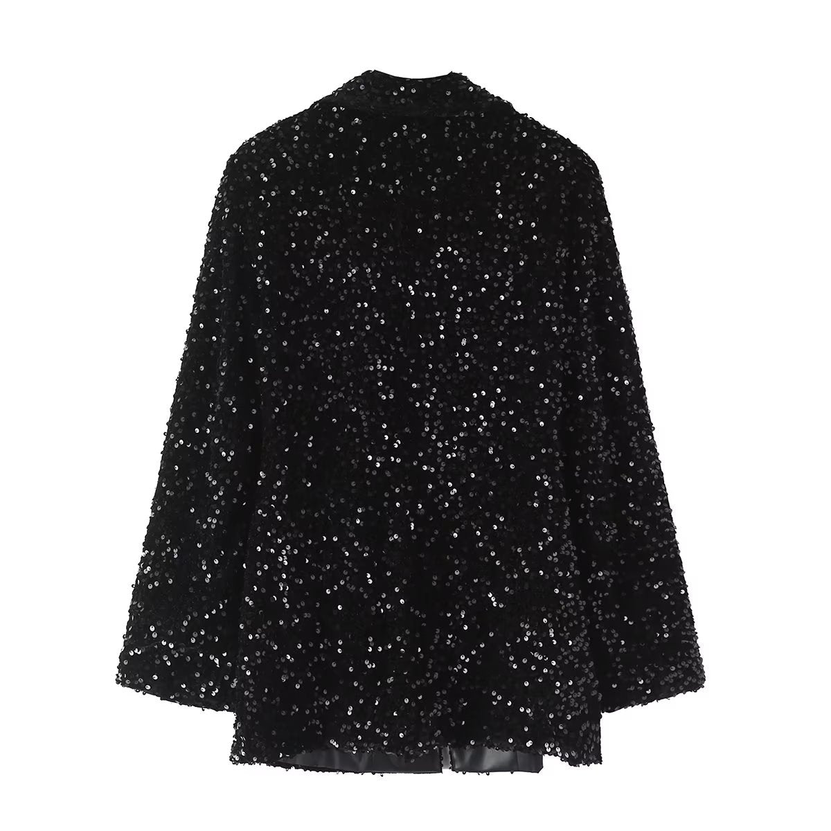 European Women Autumn Sequined Blazer