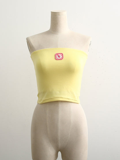 Summer Bind Tag Sleeveless Tube Top Small Top Wrapped Chest
