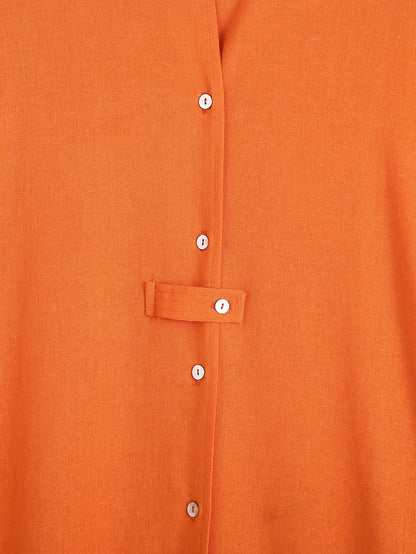 Spring Women Clothing Stand-up Collar Long-Sleeved Button Shirt Women