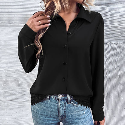 Spring Summer Shirt Niche Black Shirt