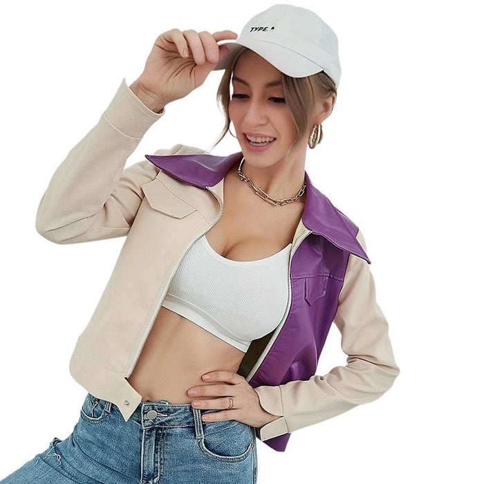 Coat Women Spring Autumn Personalized Hong Kong Design Trendy Top Sweet Cool Sexy Street Long Sleeved Jacket
