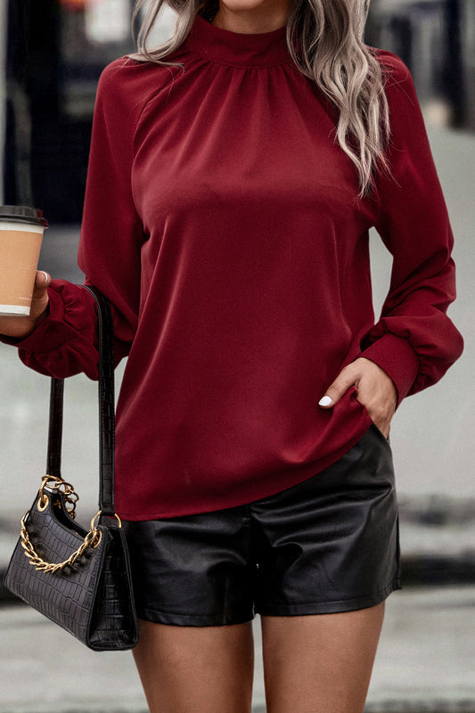 Autumn Winter Women Clothing Backless Casual Shirt