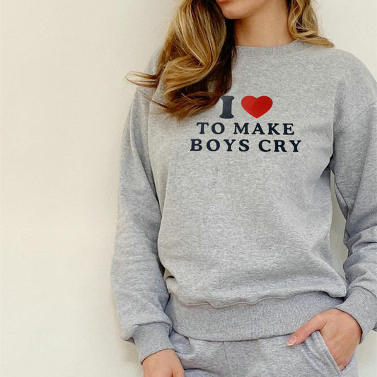 Street Hipster Loose Long Sleeve Sweatershirt Women Clothing