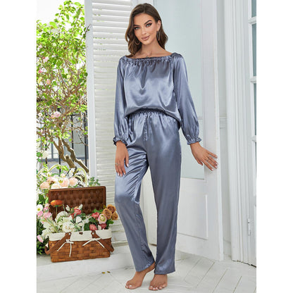 Pajamas Women Autumn Winter Long Sleeves High Grade Home Wear Suit