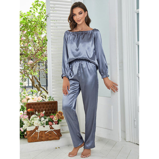 Pajamas Women Autumn Winter Long Sleeves High Grade Home Wear Suit