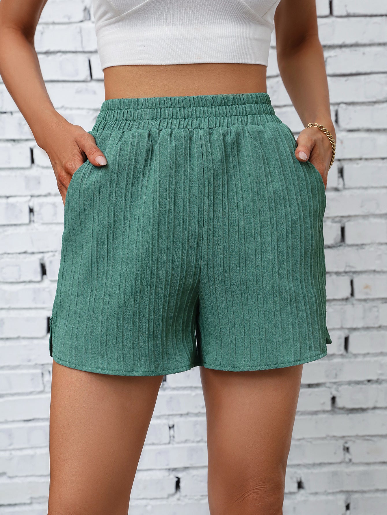 Simple Wide Leg Shorts