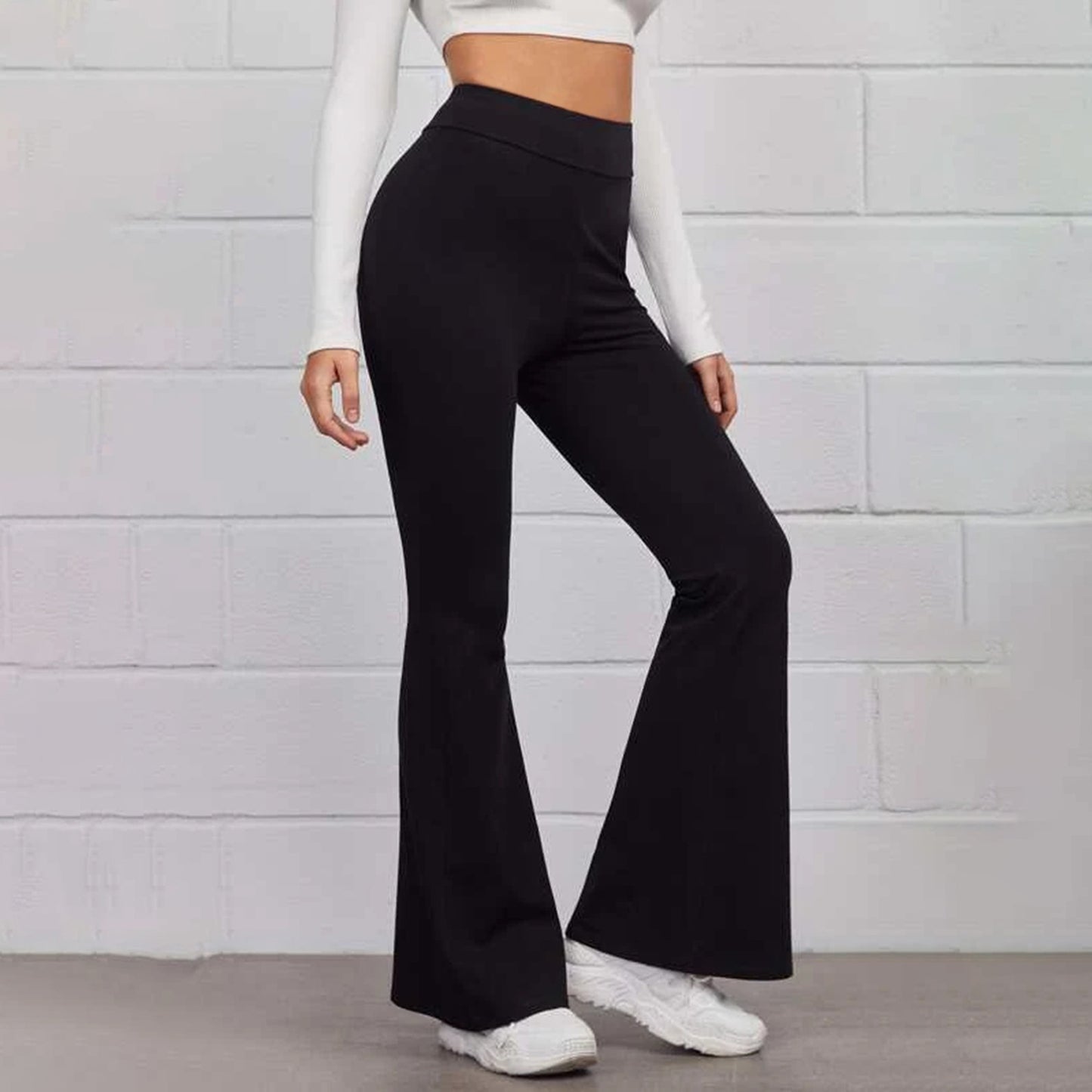 Autumn Solid Color Women  High Waist Slimming Slim Pants Skinny Casual Pants