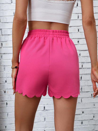 Women Clothing Refreshing Loose Mid Waist Slimming Shorts