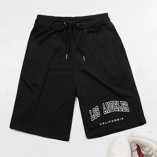 Summer Women Clothes Printed Black Casual Shorts