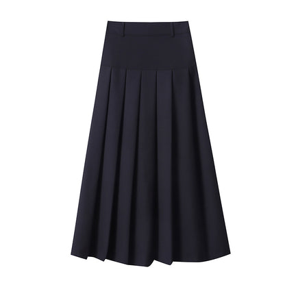 Deconstructed Design High End Cut Non Ironing High Grade Skirt A  line Pleated Skirt Early Autumn