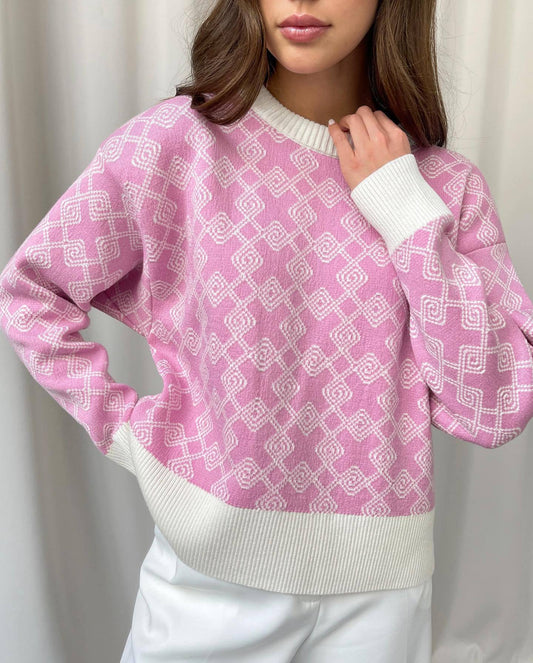 Spring Autumn Popular Sweater Jacquard